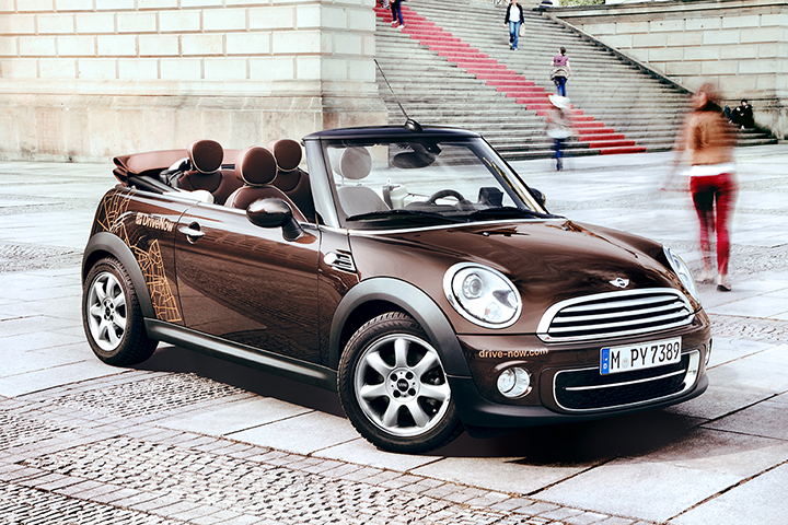 MINI Cooper Cabrio bei DriveNow