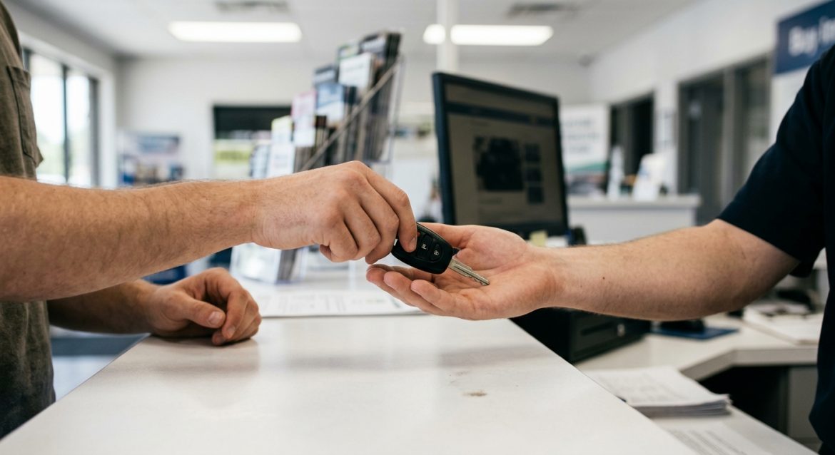 Schlüsselübergabe an der Mietwagen-Theke – Mindestalter und Altersbeschränkung bei Autovermietungen