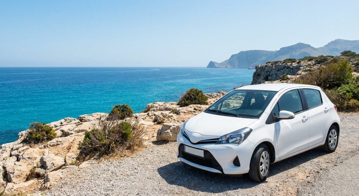 Mietwagen auf Mallorca mit Blick auf das türkisblaue Mittelmeer – TUI cars Erfahrungen