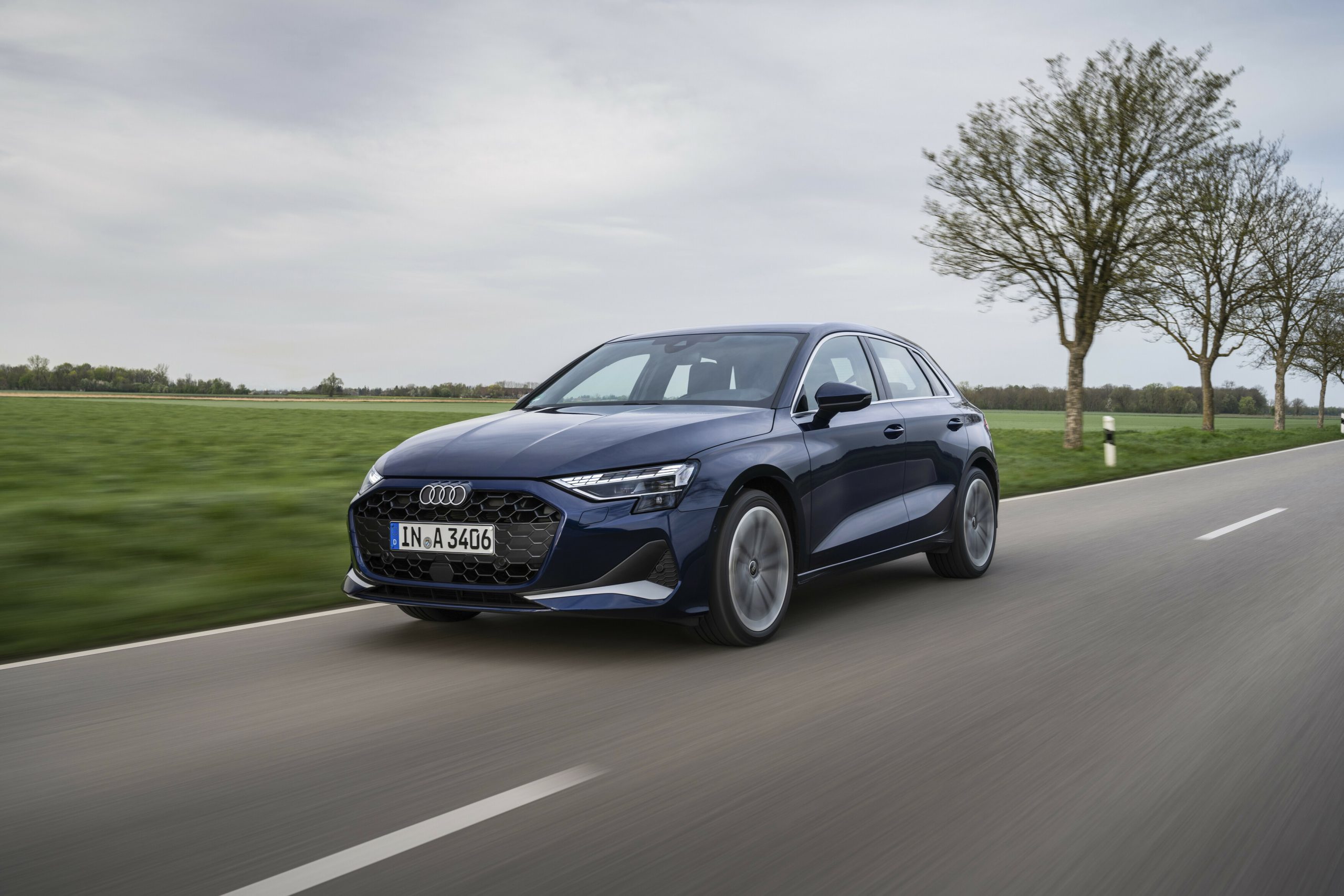 Audi A3 Sportback 8Y Facelift 2024 als Mietwagen der Sixt DDAR-Klasse
